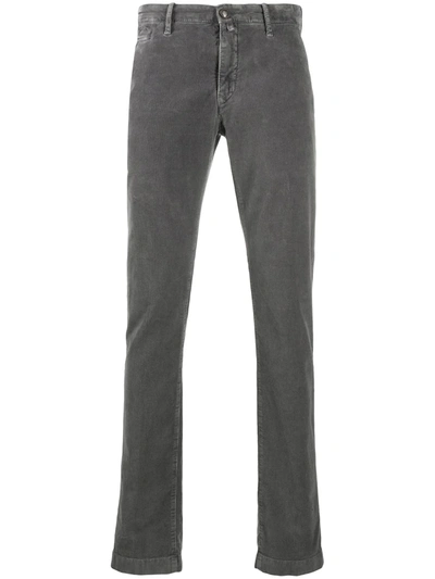 Jacob Cohen Bobby Corduroy Chinos In Grey