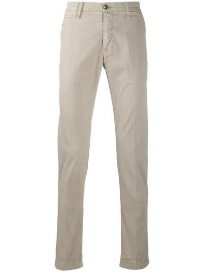 Jacob Cohen Bobby Slim-fit Chinos In Neutrals