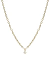 Zoë Chicco Women's 14k Yellow Gold & Bezel Diamond Chain Necklace