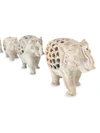 Anaya Marble Hand-carved 4-piece Elephant Family