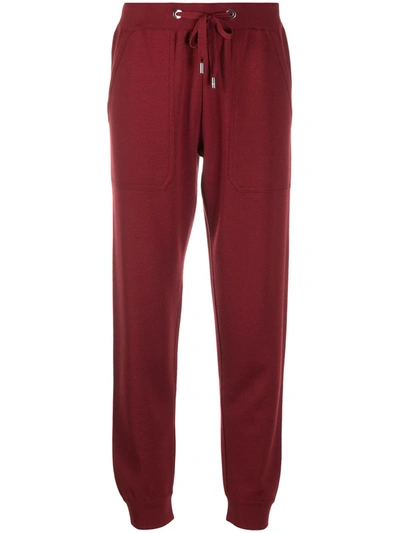 Mrz Drawstring Tracksuit Bottoms In Red