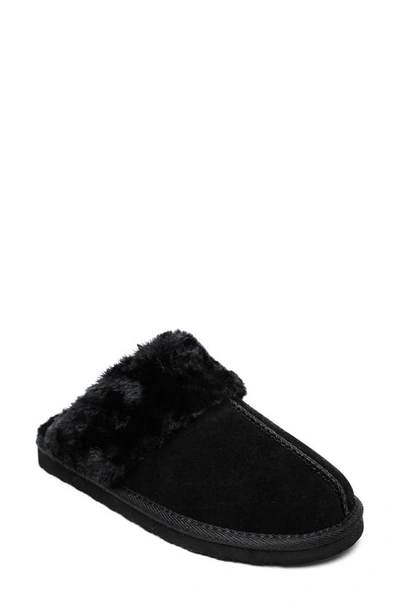 Minnetonka Women's Chesney Slide Slippers Women's Shoes In Black