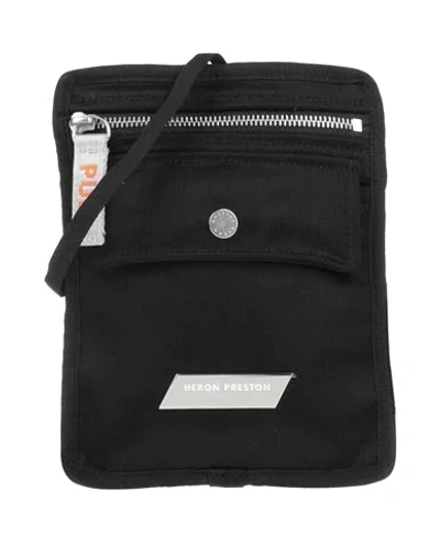 Heron Preston Handbags In Black