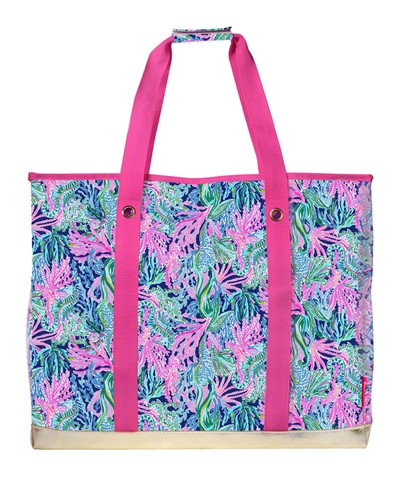 Lilly Pulitzer Bringing Mermaid Back Ultimate Carryall Tote In Pink