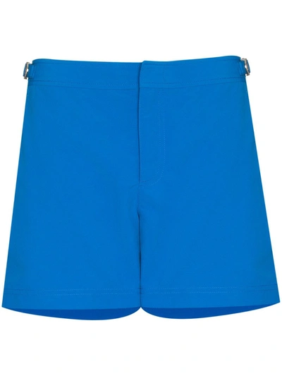 Orlebar Brown Mens Sky Diver Bulldog Swim Shorts 32 In Blau