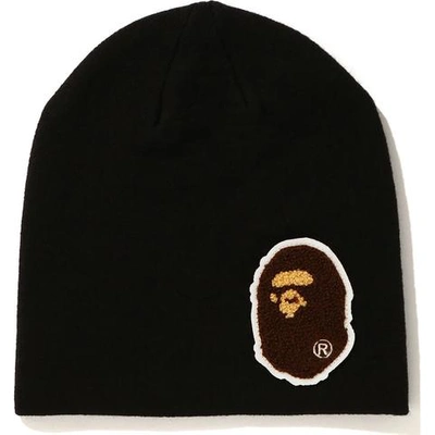 Pre-owned Bape Big Ape Head Knit Cap (fw20) Black