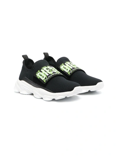 Diesel Kids Sneakers Serendipity For For Boys And For Girls In Black