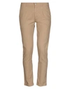 Grey Daniele Alessandrini Pants In Camel