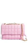House Of Want H.o.w. We Slay Small Convertible Shoulder Bag In Pink Quilted