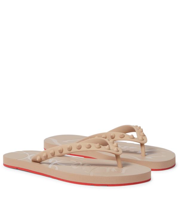 louboutin thong sandals