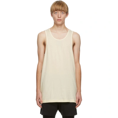 Essentials Three-pack Multicolor Jersey Tank Tops In Naturals