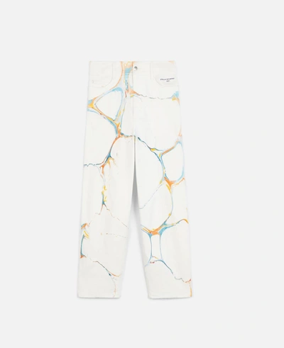 Stella Mccartney Multicolour The Straight Leg Jeans In Multicolor