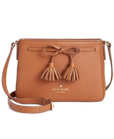 Kate Spade New York Hayes Street - Eniko Crossbody Bag - Brown In Warm Cognac