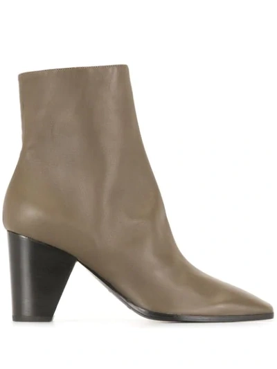 Pierre Hardy Dalva Ankle Boots In Green