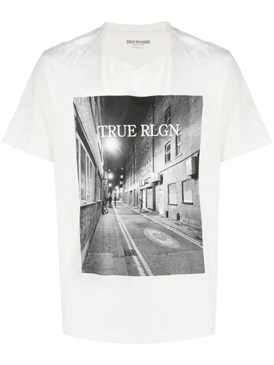 True Religion True Rlgn T-shirt In Neutrals