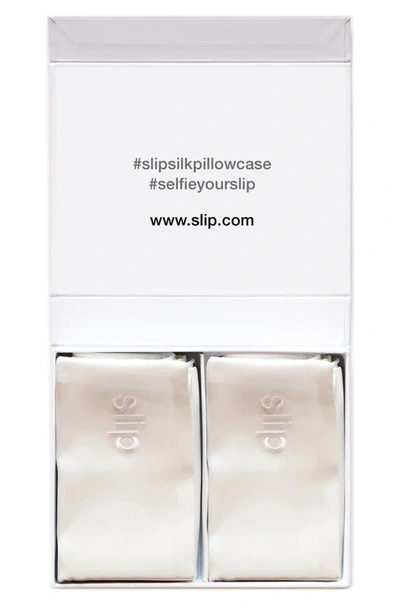 Slip Pure Silk White King Pillowcase Set $220 Value