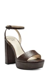 Vince Camuto Chastin Platform Sandal In Brown/ Brown