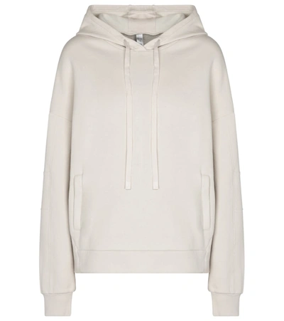 Alo Yoga Interval Microfleece Pullover Hoodie In Bone