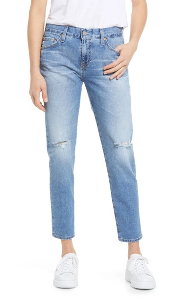 Ag Ex Boyfriend High Rise Cropped Slim Jeans In 16 Years Hudson