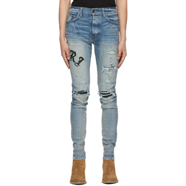 amiri old english jeans