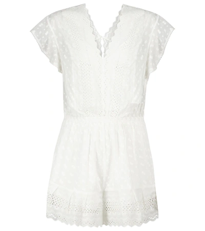 Isabel Marant Étoile Broderie Anglaise Playsuit In White