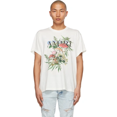 Amiri Psychedelic Print Jersey T-shirt In Snow
