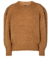 Isabel Marant Emma Mohair And Wool-blend Sweater In Beige