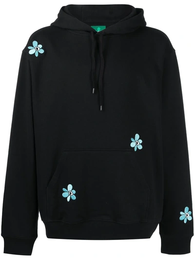 Perks And Mini U.g. Gestures Floral Hoodie In Black