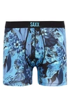 Saxx Vibe Boxer Briefs In Navy Souvenir Shirt