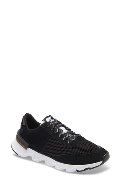 Sorel Kinetic Lite Sneaker In Black Suede