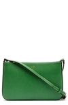 Frances Valentine Poppy Leather Shoulder Bag In Green