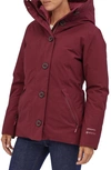 Patagonia Frozen Range Waterproof 700 Fill Power Down Jacket In Chicory Red