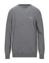 Roberto Cavalli Sport Sweaters In Light Grey