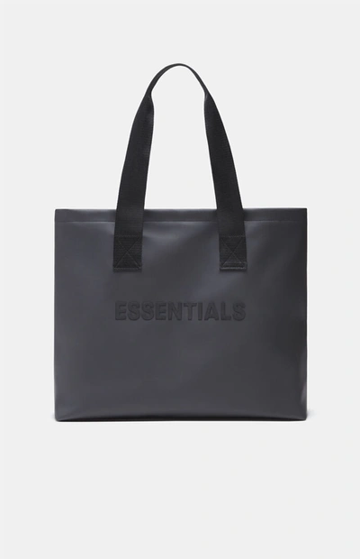 Pre-owned Fear Of God Essentials Tote Bag Dark Slate/stretch Limo/black