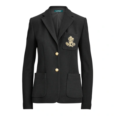 Ralph Lauren Bullion Jacquard Blazer In Polo Black