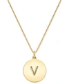 Kate Spade 'one In A Million' Initial Pendant Necklace In V
