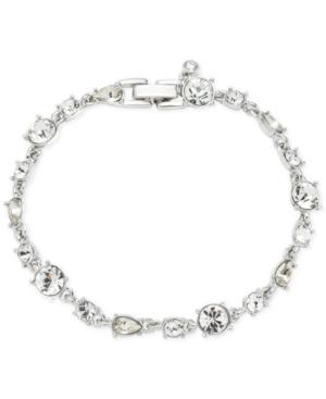 Givenchy Crystal Flex Bracelet In Silver | ModeSens