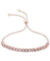 Givenchy Crystal Slider Bracelet In Rose Gold