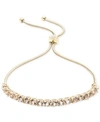 Givenchy Crystal Slider Bracelet In Gold