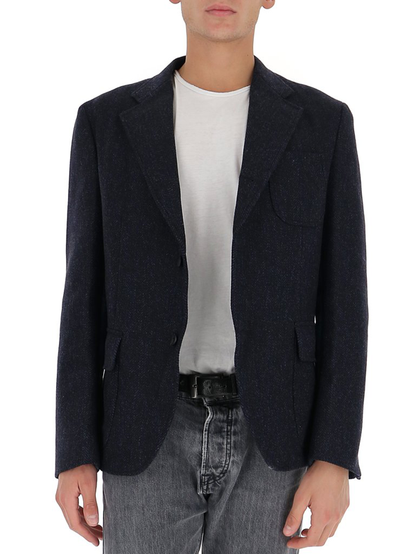 junya watanabe patchwork blazer