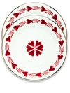 La Doublej Two Hand-painted Dessert Plates Set In Orsi