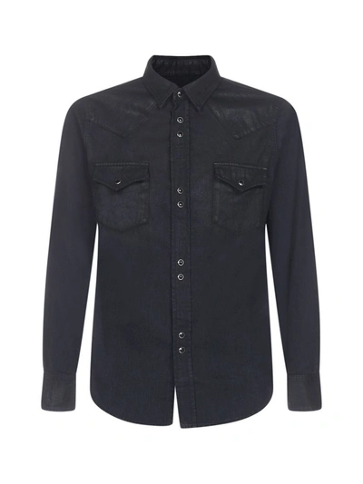 Saint Laurent Western Long In Black