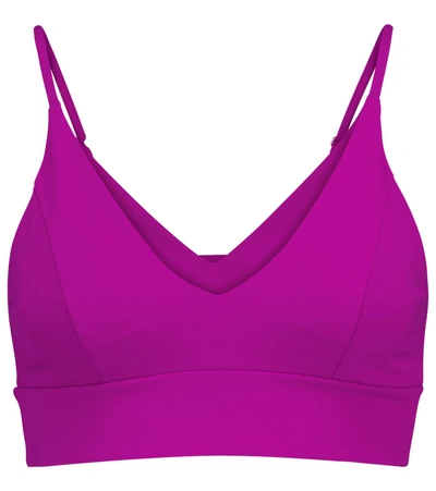 Lanston Sport Dylan Sports Bra In Purple