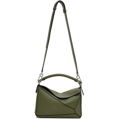 Loewe Green Small Puzzle Bag In 3949 Avocad