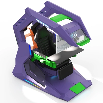 Ingrem Gdragon - Coding Pod Reclining Work And Game Station In Purple-green