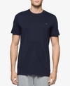 Tommy Hilfiger T-shirt With Round Neck And Short Sleeves In Navy