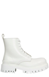 Balenciaga White Strike Boots