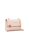 Tory Burch Fleming Convertible Shoulder Bag In Shell Pink