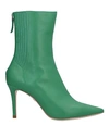 Lola Cruz Ankle Boots In Green