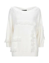 Boutique Moschino Sweaters In White